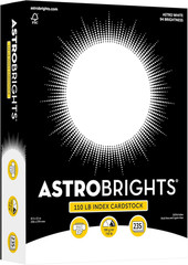 Premium White Cardstock 8.5×11 110 lb Index 94 Brightness Pack of 235 Sheets for