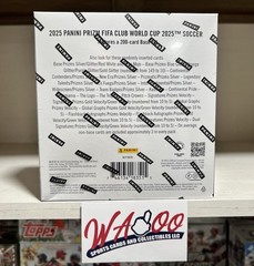 2025 Panini Prizm FIFA Club World Cup Soccer Factory Sealed Hobby Mega Card Box