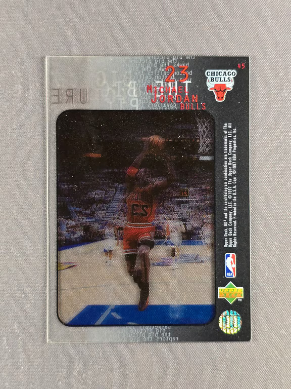1997-98 Upper Deck UD3 The Big Picture #45 Michael Jordan READ CORNER