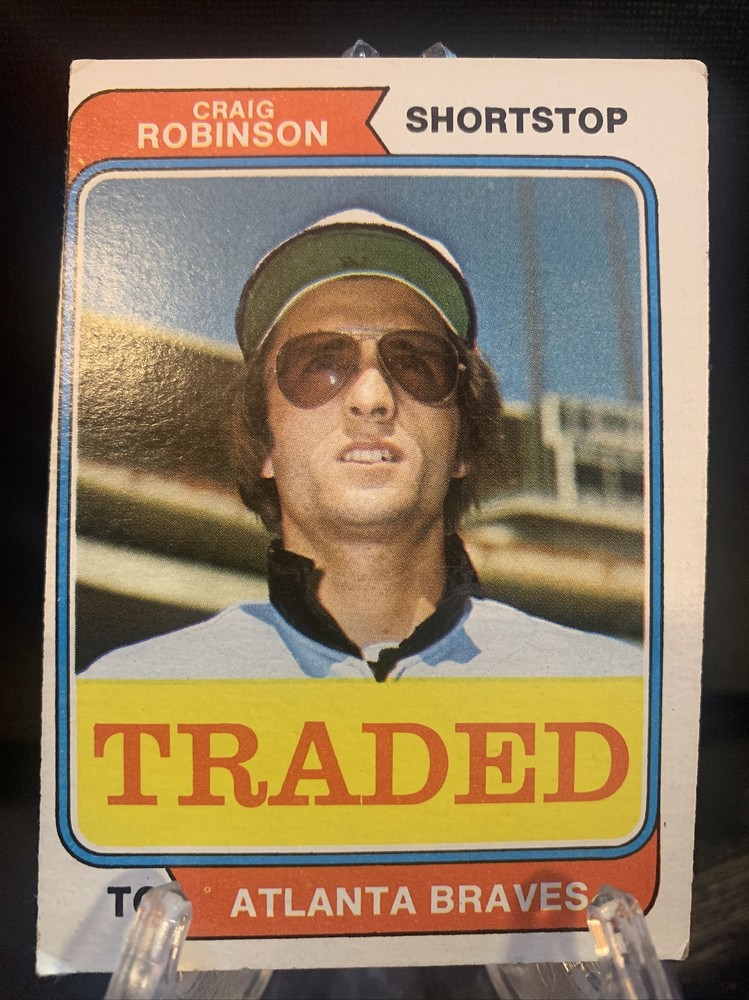 1974 topps traded #23T Craig Robinson BRAVES