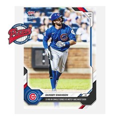 Dansby Swanson 15 RBI In Series 2026 MLB Topps NOW Card 375 Presale