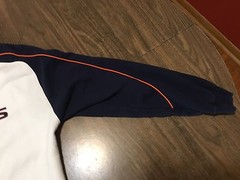 Denver Broncos Navy White And Orange Zip Up Sweatshirt NFL Team Apparel