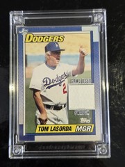 2022, Tommy LaSorda, Game Used Swatch, Jersey Fusion, Sportscards.com