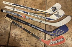 NHL Mini Stick Lot 2019 Stanley Cup Champions Blues All-Star Blackhawks 5 Sticks