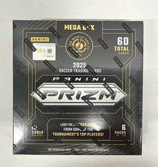 2025 Panini Prizm FIFA Club World Cup Soccer Hobby Mega Box Sealed