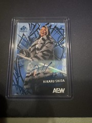 2025 AEW SP Game Used Hikaru Shida Blue Auto
