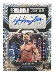 LA KNIGHT – 2023 PANINI WWE PRIZM SENSATIONAL SIGNATURES UNDERCARD AUTOGRAPH