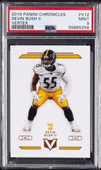 2019 PANINI CHRONICLES VERTEX #V12 DEVIN BUSH II PSA 9