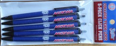 NCAA Team Arizona Wildcats – (5) Click Pens – Black Ink Official Licensed