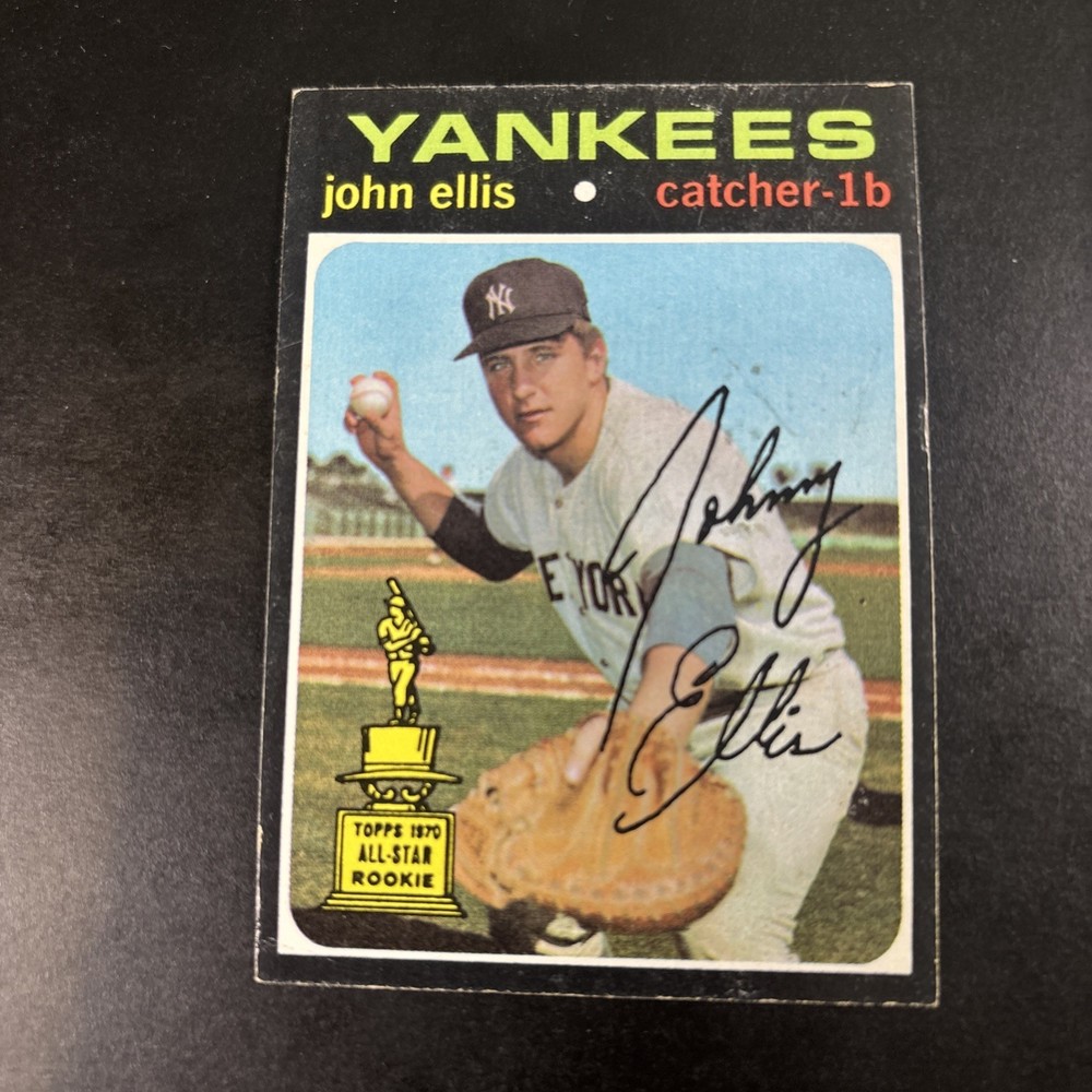 1971 Topps Baseball Card John Ellis New York Yankees #263