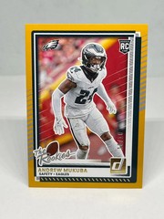 Andrew Mukuba 2025 Donruss Rookies & Highlights Gold /10 #DRH-13