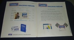 1988 Goody&rsquo;s Racing News Press Kit
