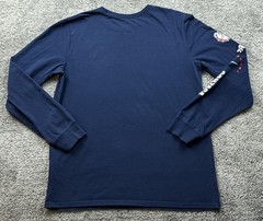 Gonzaga Bulldogs Shirt Mens Large Blue NCAA Basketball Nike Dri-FIT Long Sleeve