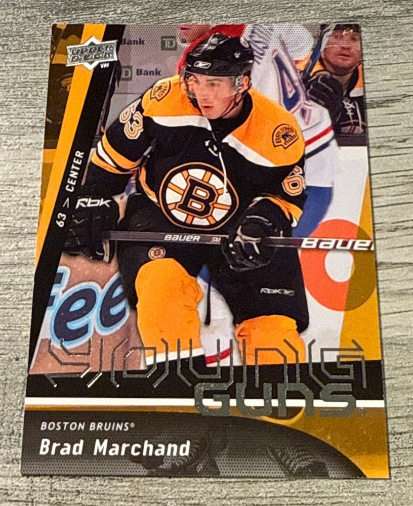 2009-10 Brad Marchand Upper Deck Young Guns Rookie RC YG #452