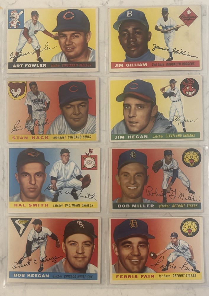1955 TOPPS BASEBALL CARDS YOU PICK #3 TO 149 !!!