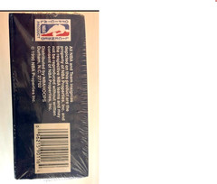 1990-91 Season NBA Hoops Basketball Sealed Box 36 Packs Larry Bird On Cover