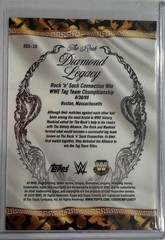 2026 Topps Chrome WWE The Rock Mick Foley Rock n Sock Connection Diamond Legacy