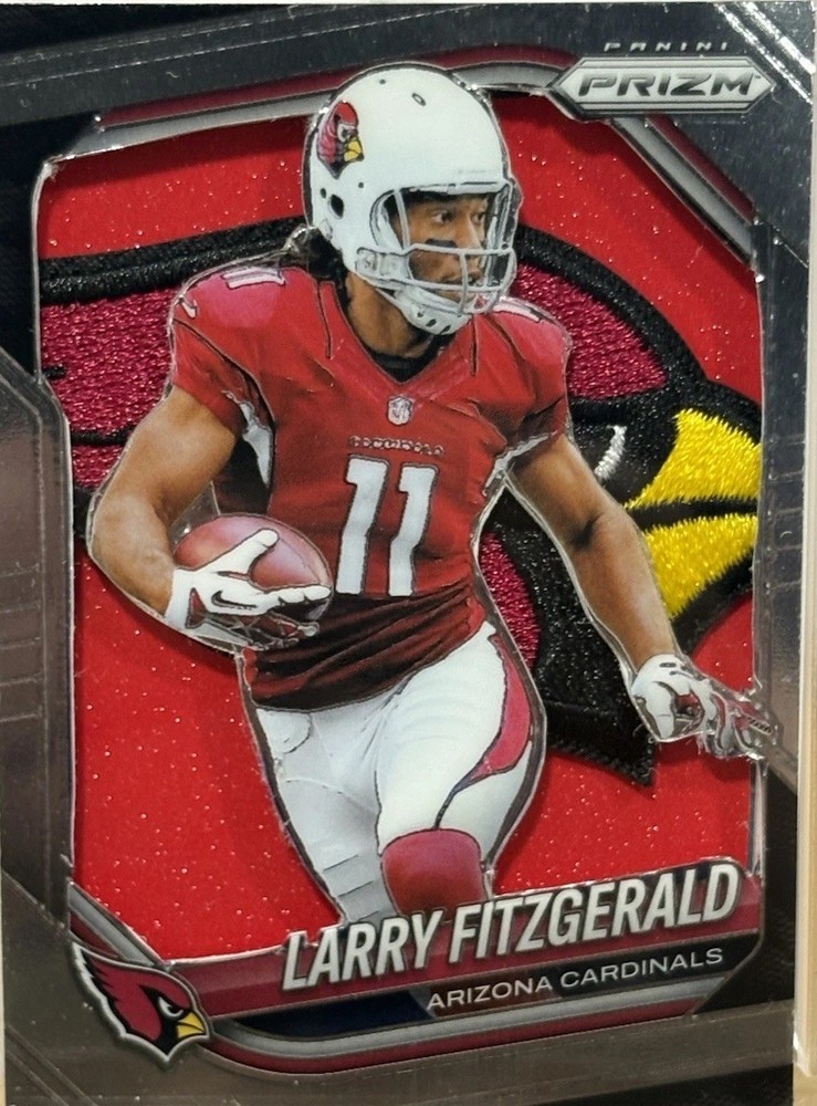 Larry Fitzgerald Custom novelty art Handmade Arizona Cardinals Patch CARD