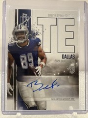 2024 Topps Signatures – Rookie Class Auto Variation – Brevyn Spann-Ford RC