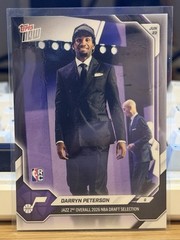 2025-26 Topps Now NBA Draft 2nd Overall #DPET Darryn Peterson RC Rookie