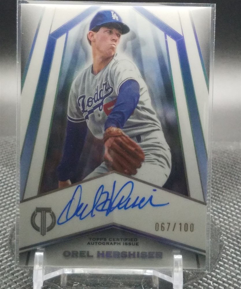 2026 Topps Tribute Orel Hershiser AUTO Pillars of the Game /100 Dodgers