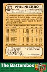 1968 Topps #257 Phil Niekro G/VG X3789129