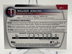 2025 Bowman – Prospects Walker Jenkins #BP-1 Purple Pattern /199