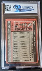 Topps 1980 Burger King Pitch Hit & Run Pete Rose Phillies #21 IGS NM7