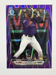 2026 Bowman #BCP-150 Wilder Dalis Purple Raywave Refractor #/250