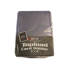25 BCW Topload Card Holders Fit Standard 3×4 Trading Sport Baseball Card S Rigid