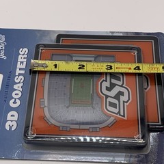 NCAA OSU StadiumViews 3D Drink Coasters 3D Replica Of OKLAHOMA STATE Stadium 2pk