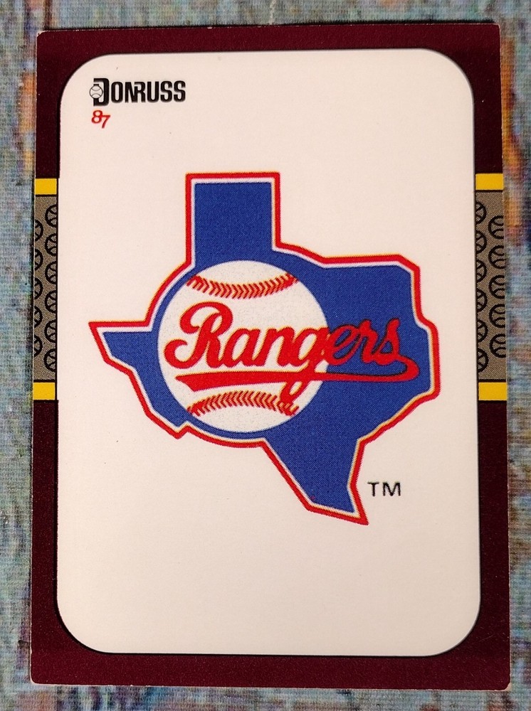 Texas Rangers 1987 Donruss #265