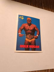 Vintage 1990 WWF Hulk Hogan Trading Card #1 Classic Titan Sports