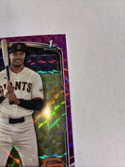 2025 Bowman Chrome – Prospects Josuar Gonzalez #BCP-153 Fuchsia Geometric /299