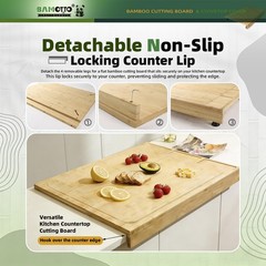 BAMOTTO CRAFTBAMBOO 30 x 21 in Extra 30&Prime;L x 21&Prime;W, Natural color of bamboo