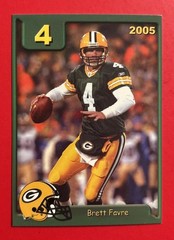 2005 GREEN BAY PACKERS BRETT FAVRE Regional Police Football Card NFL HOF FPD
