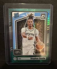 2024-25 Panini Donruss Optic – Rated Rookie Stephon Castle Green Hyper /249