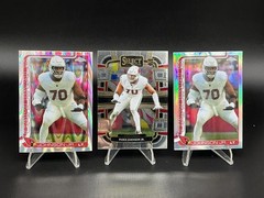 Lot of 3 Paris Johnson Jr. Cardinals RC Chrome Raywave and Refractor with Select