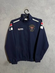 Blackpool 125 Years Training Football Soccer Jacket Fila Blue Men Size S