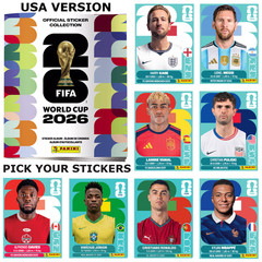 2026 Panini FIFA World Cup Stickers US Edition #USA1-#TUN20 – Pick Your Stickers