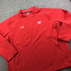DC Defenders Jacket Mens 4XL Red UFL Football Under Armour 1/4 Zip Team Issued