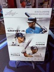 2024 Leaf LEGEND EXCLUSIVE GRIFFEY JR. / JUDGE / PUJOLS ELE-62