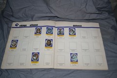 NFL Action ‘72 Sunoco 56 page Stamp Album Stickers – 17 Complete Teams