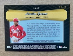 ⚾️ Hunter Green Auto /10 – 2022 Topps Black GOLD #BG-17 AUTO SSP Rookie RC Reds