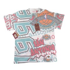 NBA All Star Weekend San Antonio 1996 Shirt Mens Small Basketball All Over Print
