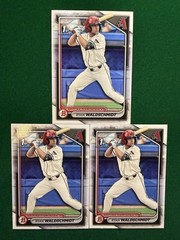 2024 Bowman Draft – RYAN WALDSCHMIDT – #BD-18 – 3 Card Lot – Diamondbacks