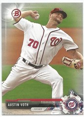 Austin Voth Washington Nationals 2017 Bowman Baseball