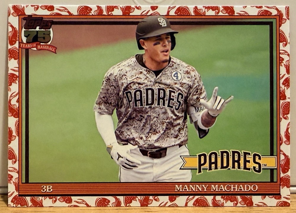 2026 Topps Series 1 Japan Edition #T91-23 Manny Machado Koi Fish Variation SP
