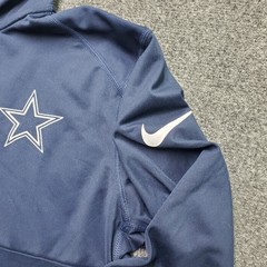 Nike Dallas Cowboys Womens Quarter Zip Pullover Jacket Medium M Navy Dri Fit NFL