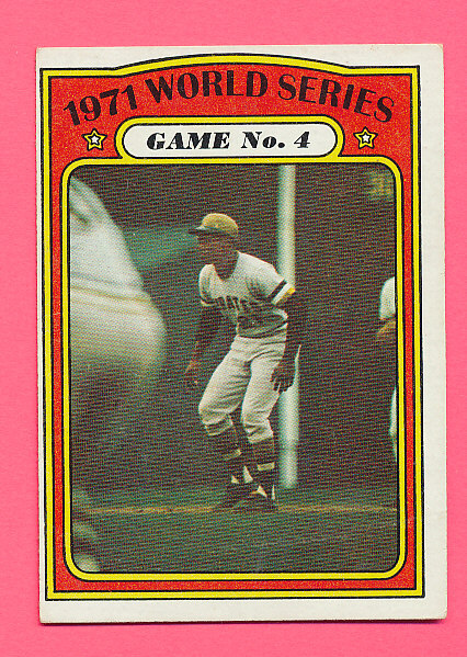 VG+/- CLEMENTE WS GAME#4 1972 TOPPS #226 ROBERTO BOB BENT BOTTOM MLB *TPHLC-8015